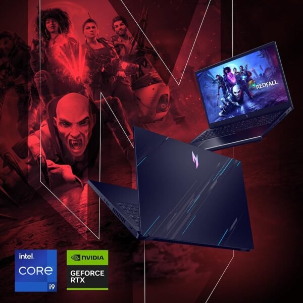 Acer Nitro V Gaming Laptop | Intel Core i9-13900H Processor | NVIDIA GeForce RTX 4060 Laptop GPU | 15.6" FHD IPS 144Hz Display | 32GB DDR5 | 1TB Gen 4 SSD | WiFi 6 | Backlit KB | ANV15-51-92XK