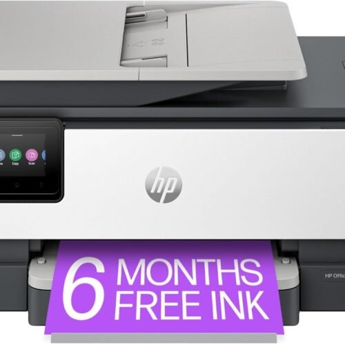 HP OfficeJet Pro 8138e Wireless All-in-One Color Inkjet Printer, Print, Scan, Copy, Fax, ADF, Duplex Printing Best-for-Home Office (Renewed Premium)