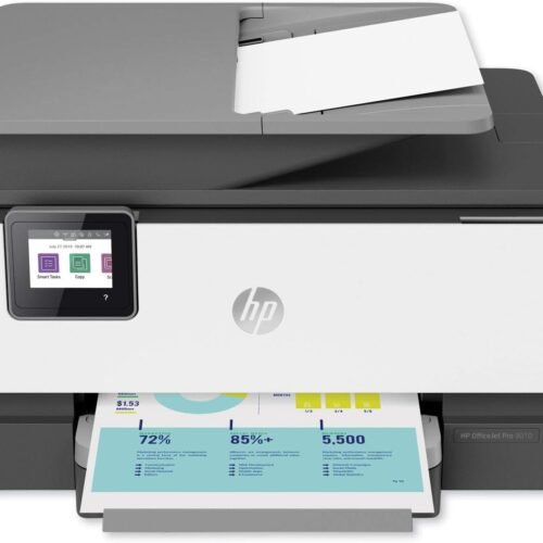 HP OfficeJet Pro 9010 All-in-One Wireless Printer, with Smart Tasks -for Smart Office Productivity, Works with Alexa (3UK83A)