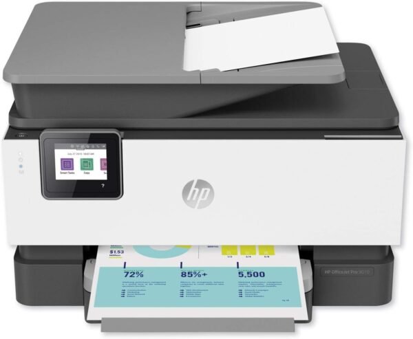 HP OfficeJet Pro 9010 All-in-One Wireless Printer, with Smart Tasks -for Smart Office Productivity, Works with Alexa (3UK83A)