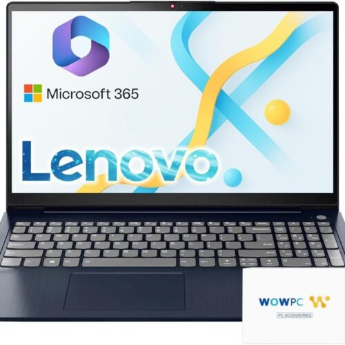 Lenovo IdeaPad 15.6 inch Laptop, 20GB RAM, 384GB Storage (256GB PCIe SSD + 128GB eMMC), Intel Celeron Dual Core Processor, Wi-Fi 6, w/WOWPC Recovery USB, Windows 11 with 1 Year Office 365
