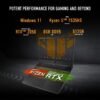ASUS TUF Gaming A15 Gaming Laptop, 15.6” FHD 144Hz Display, NVIDIA® GeForce RTX™ 2050, AMD Ryzen™ 5 7535HS, 8GB DDR5, 512GB PCIe® Gen4 NVMe™ SSD, Wi-Fi 6, Windows 11, FA506NF-ES51