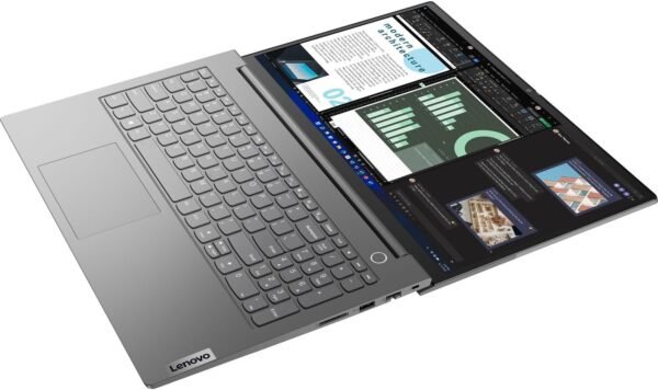 Lenovo ThinkBook 15 Gen 4 Business Laptop (15.6" FHD, 12th Gen Intel 10-Core i7-1255U, 16GB RAM, 512GB SSD), 1080p Webcam, Fingerprint, IST SD Card, Wi-Fi 6, Ethernet, Win 11 Pro, Grey