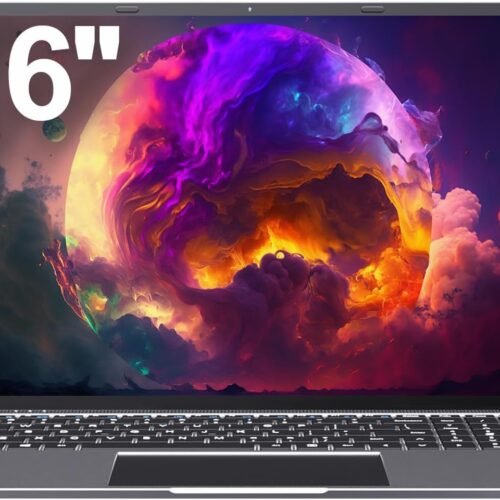 jumper Laptop Computer 16 inch, Laptop Computer with 4 Core Processor, Student Laptops 16GB DDR4 512GB SSD, FHD 1920x1200 Display, WiFi 5G/2.4G, Mini HDMI, USB3.0, Type-C, 38Wh Battery