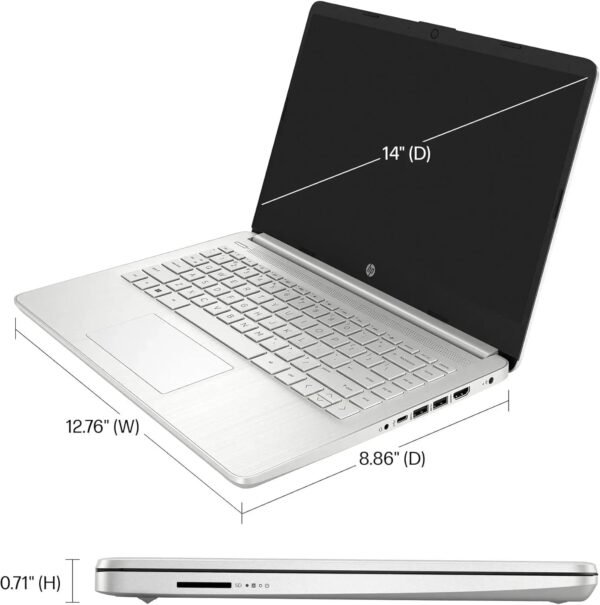 61mMQhak8L._AC_SL1500_.jpg HP Student Business Laptop Computer - w/Microsoft Office Lifetime & Free CD/DVD Drive • 16GB RAM • 128GB eMMC & 256GB Extend Micro SD • Intel 4-Core Processor • HD Display • Win11 Pro(Silver)