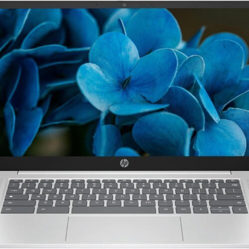 HP 2025 Lightweight Chromebook, 14'' HD IPS Display, Intel N Processor Up to 3.69GHz, 4GB LPDDR5 Ram, 128GB SSD, Super-Fast 6th Gen WiFi, Chrome OS, Dale Silver, Renewed