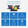 ASUS Daily Vivobook Laptop, 14" FHD Display, Intel Core i3-1215U, 16GB RAM, 1TB SSD, Wi-Fi 6, HDMI, Webcam, Touchpad, Windows 11 Home, Blue