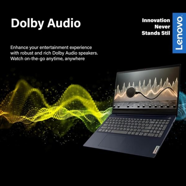 Lenovo IdeaPad 15.6 inch Laptop, 20GB RAM, 384GB Storage (256GB PCIe SSD + 128GB eMMC), Intel Celeron Dual Core Processor, Wi-Fi 6, w/WOWPC Recovery USB, Windows 11 with 1 Year Office 365