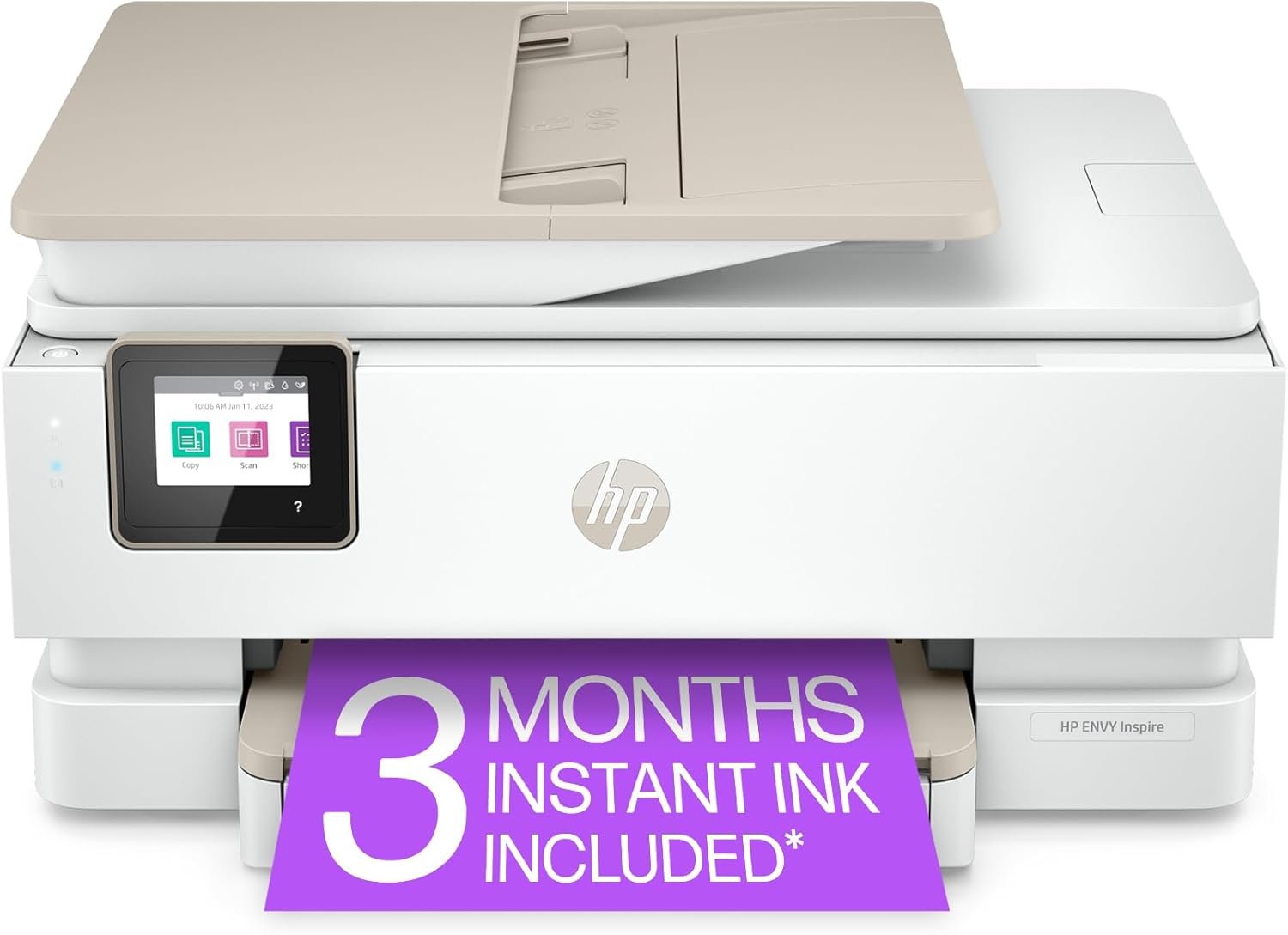 HP ENVY Inspire 7958e Wireless All-in-One Color Inkjet Printer, Print, scan, copy, Duplex printing best-for-home, 3 month Instant Ink trial included (327A7A)