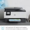 HP OfficeJet Pro 9015 All-in-One Wireless Color Printer, with Smart Home Office Productivity, HP Instant Ink, Works with Alexa (1KR42A)