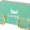 Business Card Holder for Desk, Cute Metal Card Organizers and Office Desk Accessories for Men and Women (Golden)