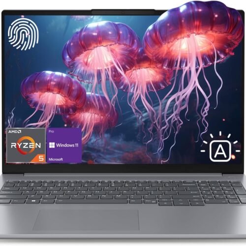 Lenovo ThinkBook 16 Gen 6 Business Laptop, 16" FHD+ Display, 6-Core AMD Ryzen 5 7530U, 16GB RAM, 1TB PCIe SSD, FP Reader, HDMI, SD Card Reader, Backlit Keyboard, Wi-Fi 6, Windows 11 Pro, Grey