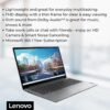 Lenovo IdeaPad 1 Student Laptop, 15.6" FHD Display, Intel Dual Core Processor, 12GB RAM, 512GB SSD + 128GB eMMC, 1 Year Office 365, Wi-Fi 6, Webcam, Bluetooth, SD Card Reader, Windows 11 Home, Grey