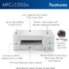 Brother MFC-J1205W INKvestment -Tank Wireless Multi-Function Color Inkjet Printer with Up to 1-Year in Box, Works with Alexa