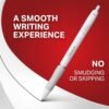 Sharpie S-Gel , Drawing, Ink Pens For Journaling, Writing, Coloring, Medium Point (0.7Mm), Pearl White Body, Black Ink Gel-Pen, 12 Count