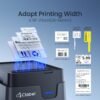 CLABEL Desktop Bluetooth Label Printer CT221D Label Maker Machine with Direct Thermal Printing, 2 Inch Barcode Recepit Sticker Printer for Small Business Address Office with 1 Roll Label