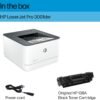 HP LaserJet Pro 3001dw Wireless Black & White Printer, Best-for-Office (3G65OF)