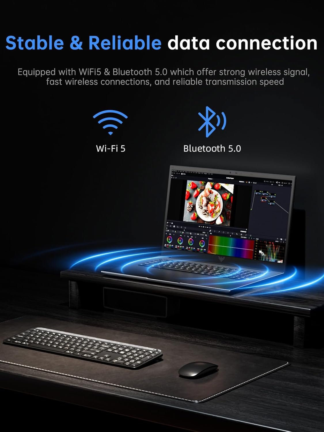 18.5"Laptop Computer with Windows 11 PRO,8000 mAh Battery,Intel N150 Quad-Core Processor UP to 3.6GHZ,16GB DDR4 RAM 512GB SSD,WiFi 5,Full HD IPS Display,2025 Laptops for Work Business Office Student - Image 7