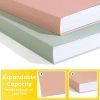 SUNEE File Folders, 30 Pack Manilla Folders 8.5 x 11, Colored File Folders Home Office School Supplies for Documents Files Paper,6 Pastel Colors
