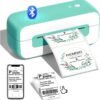 Phomemo Green Bluetooth Thermal Shipping Label Printer, 2025 Upgrade 4x6 Desktop Thermal Label Printer for Small Business/Shipping Packages/Office/Home, for Amazon, Ebay, Shopify, Etsy, UPS, FedEx