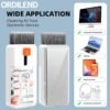 Keyboard Cleaning Kit Laptop Cleaner, 10-in-1 Computer Screen Cleaning Brush Tool, Multi-Function PC Electronic Cleaner Kit Spray for iPad iPhone Pro, Earbuds, Camera Monitor, All-in-one with Patent