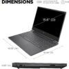HP Victus 15.6 inch Laptop, FHD 144Hz Display, Intel Core i5-12450H, 8 GB RAM, 512 GB SSD, NVIDIA GeForce RTX 2050 GPU (4 GB Dedicated), Windows 11 Home, 15-fa1029nr (2024)