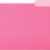 Amazon Basics File Folders, Letter Size, 1/3 Cut Tab, Pink, 36-Pack