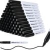 Permanent markers, 100 packs permanent markers bulk, quick drying in one second, waterproof, smooth, not easy to erase, durable, can be marked on glass, tiles and cloth, office supplies …
