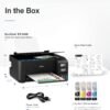 Epson EcoTank ET-2400 Wireless Color All-in-One Cartridge-Free Supertank Printer with Scan and Copy – Easy, Everyday Home Printing, Black