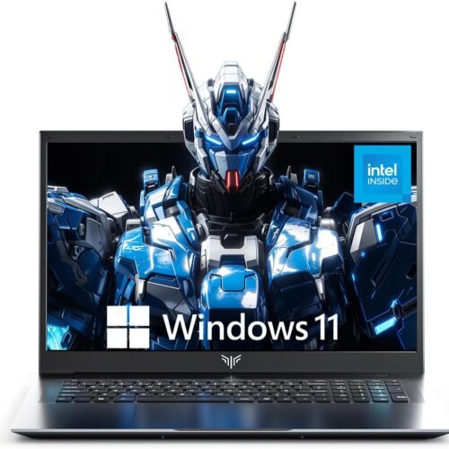18.5"Laptop Computer with Windows 11 PRO,8000 mAh Battery,Intel N150 Quad-Core Processor UP to 3.6GHZ,16GB DDR4 RAM 512GB SSD,WiFi 5,Full HD IPS Display,2025 Laptops for Work Business Office Student