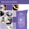 Screen Cleaner Wipes Electronic Wipes for Screens - Computer Screen Wipes for Lens, Phone, Tv Screen and Monitor Cleaning - Tech Wipes & Microfiber Cloth (Soft Wipes, 30 Count)