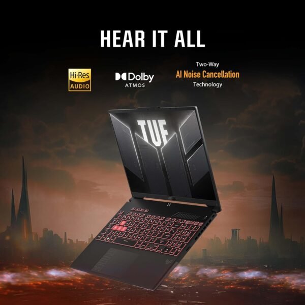 71Aqa11YpUL._AC_SL1500_.jpg ASUS TUF Gaming A16 Gaming Laptop, 16” FHD+ 1610 165Hz Display, AMD Ryzen™ 9 7940HX, NVIDIA® GeForce RTX™ 4060, 16GB DDR5, 512GB PCIe Gen4 SSD, Wi-Fi 6, Windows 11, FA607PV-AS93