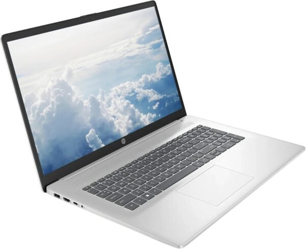 HP 17.3" FHD Business & Student Laptop Computer, 64GB RAM 2.5TB Storage (2TB SSD+512GB Docking Station Set), 6-Cores AMD Ryzen 5, Windows 11 Pro, PLUSERA Earphones, Silver