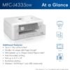 Brother MFC-J4335DW INKvestment Tank All-in-One Printer with Duplex and Wireless Printing Plus Up to 1-Year of Ink in-Box, Works with Alexa