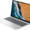 HP 15.6" Portable Laptop (Include 1 Year Microsoft 365), HD Display, Intel Quad-Core N200 Processor, 16GB RAM, 128GB Storage, Wi-Fi 6, Webcam, HDMI, Numeric Keypad, Windows 11 Home, Silver