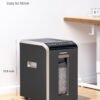 200-Sheet Micro-Cut Paper Shredder - P-5 High Security Shredder, Home Office, Heavy Duty, 8.5 Gallon Capacity