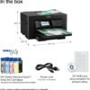 Epson Workforce Pro WF-7820 Wireless All-in-One Wide-Format Printer with Auto 2-Sided Print 13" x 19", Copy, Scan & Fax, 50-Page ADF, 250-sheet Paper Capacity, Works with Alexa, Large Black