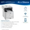 Brother MFC-L8900CDW Business Color Laser All-in-One Printer, Amazon Dash Replenishment Ready