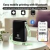 ORGBRO Label Maker Machine with Tape, X1 Portable Thermal Label Printer Support Continuous Waterproof Label & Pre-Cut Label, Bluetooth Small Label Makers with Multiple Templates for School Office Home