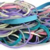 Upgrade Office Supply Rubber Bands, Assorted Size and Light Color, 1 lb, USA