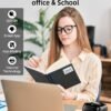Phomemo Label Maker - M110 Address Label Printer Bluetooth Thermal Printer for Business, Office, School, Home-use, Barcode, Logo, Clothing Label, with 3 Label, Black