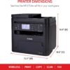 Canon imageCLASS MF275dw - Monochrome, Duplex Wireless Laser Printer, All-In-One With Scanner, Copier, Fax, Mobile Ready, 30 PPM, Black