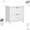 Bush Furniture Key West Lateral File Cabinet, Modern Farmhouse 2 Drawer File Cabinet for Home Office