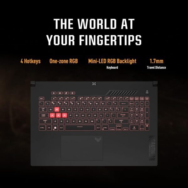 71LeSsVXQ2L._AC_SL1500_.jpg ASUS TUF Gaming A17 (2023) Gaming Laptop, 17.3” FHD 144Hz Display, GeForce RTX 4050, AMD Ryzen 7 7735HS, 16GB DDR5, 1TB PCIe 4.0 SSD, Wi-Fi 6, Windows 11, FA707NU-DS74,Mecha Gray