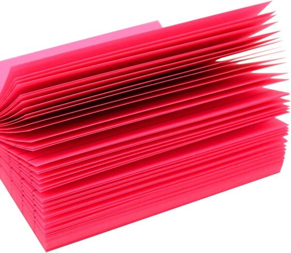 (8 Pack) Lined Sticky Notes 4x4 Bright Stickies Colorful Super Sticking Power Memo Pads, 8 Colors, Strong Adhesive