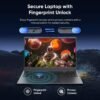 15.6 inch Win11 Laptop Computer, 1920x1080 IPS Screen, 12GB DDR5 RAM / 512GB SSD, N95(Beats N5095) Processor Notebook PC, Support Fingerprint, WiFi 5, BT, Full Size Keyboard