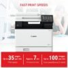 Canon Color imageCLASS MF753Cdw - Wireless Duplex Laser Printer, All-In-One with Scanner, Copier, Fax, Auto Document Feeder, Mobile Ready, 3 Year Limited Warranty, 35 PPM, White