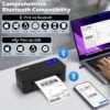 Bluetooth Thermal Label Printer for Mac, Windows, Phone, Tablet, Wireless 4x6 Shipping Label Printer, Thermal Printer for Shipping Packages, Support USPS, Ebay, Amazon, Pirate Ship.