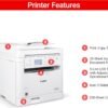Canon imageCLASS MF284dw - Monochrome, Duplex, Wireless Laser Printer, Multifunction with Print, Copy, Scan, Auto Document Feeder, 1 Year Limited Warranty, 35 PPM, White