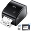 Bluetooth Thermal Label Printer 4x6, Ethernet Shipping Label Printer, D550 Pro Wireless Thermal Shipping Label Printer for Small Business, Office, Home, Support Bluetooth/Ethernet/USB